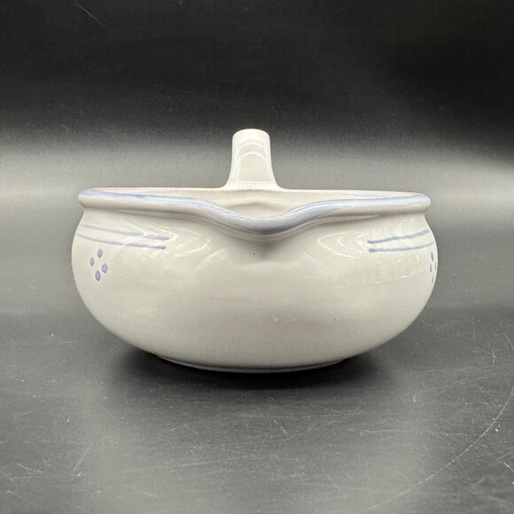 Vintage Sauce Dish Gravy Boat Dieulefit France PHP Pottery Lavender Purple - Picture 3 of 11